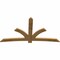 Ekena Millwork Davenport Rough Sawn Timber Gable Bracket, Western Red Cedar, 96"W x 52"H x 2"D x 6"F, 13/12 Pitch GBW096X52X0206DAV00RWR - alternate 4